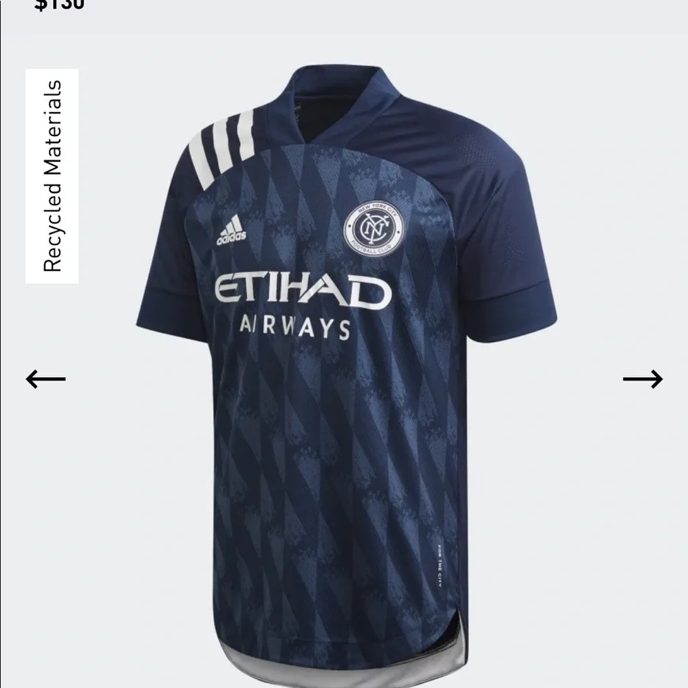 ⚽️ADIDAS NYC Etihad Airways Jersey